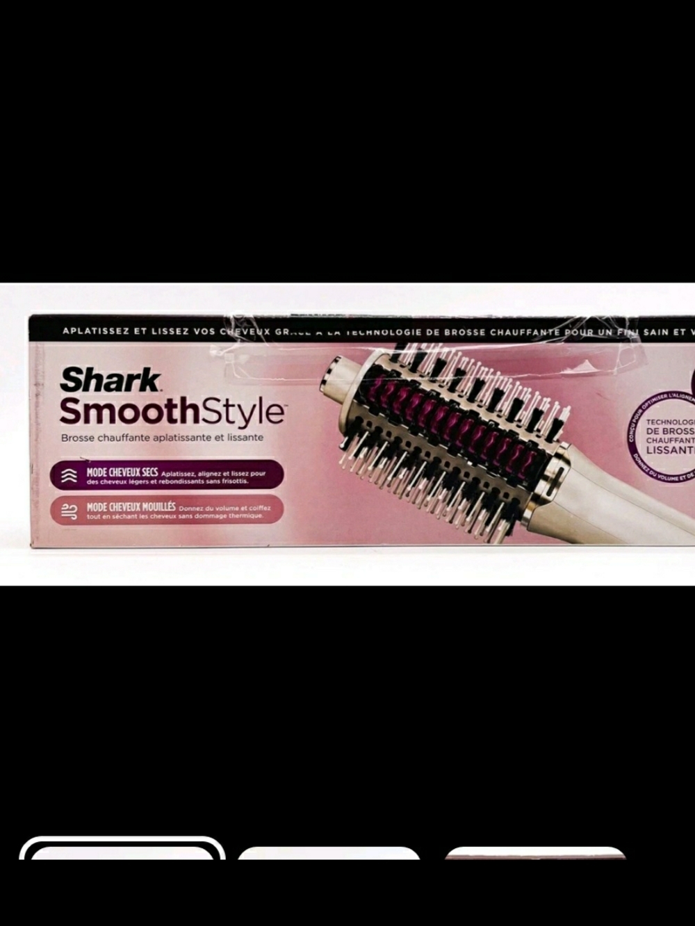 Shark SmoothStyle Pink Hair Brush Styler